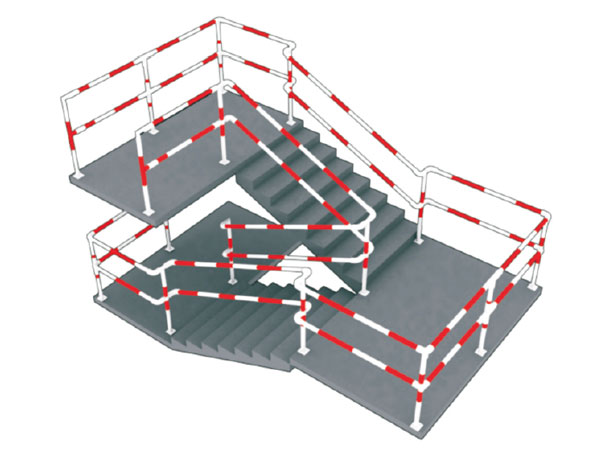 工地樓梯防護欄桿HL2001